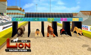 Wild Lion Racing Animal Race screenshot 0