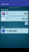 Argentine Peso x Iceland Krona screenshot 1