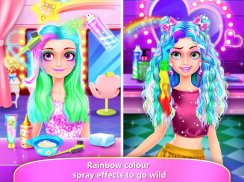 Rainbow Hair Salon - Dress Up screenshot 3