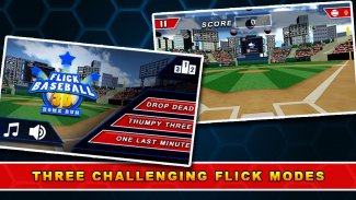 Flick Baseball 3D - Home Run screenshot 1