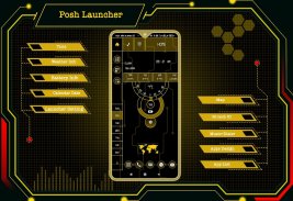 Posh hightech Launcher 2019- Ui de próxima gen screenshot 9