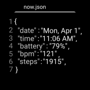 now.json - JSON Watch Face screenshot 2