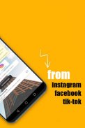 Downloader for Instagram and Tik Tok and facebook screenshot 4