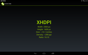 Tamaño de pantalla y Densidad screenshot 0