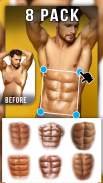 Man Abs Editor: Men Six pack, screenshot 4