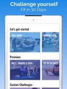 Fit in 30 Days - Fitness Workouts at Home screenshot 2