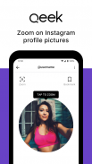Qeek for Instagram - HD Profile Picture Download screenshot 2