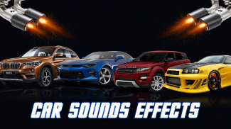 Efectos de sonido del automóvil con pedal de ga screenshot 0