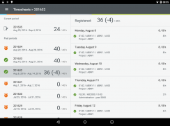 Unit4 Timesheets screenshot 5