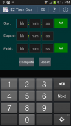 EZ Time Calculator screenshot 1