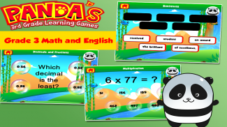 Panda Third Grade Games screenshot 2