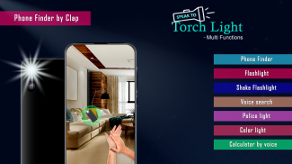 Speak to Torch Light - Clap screenshot 10