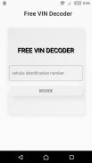 VIN Decoder : car number check screenshot 1