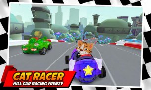 Cat Racing Fever 🏁 City Racing 3D Frenzy screenshot 0