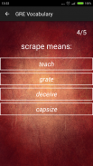 GRE Vocabulary Proctor. screenshot 2