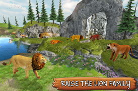 Lion Simulator Family: Animal Survival Games screenshot 13