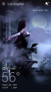 Gothic Halloween GO Weather Dynamic Backgrounds screenshot 1