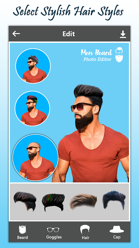 Men Beard Photo Editor Boy Hairstyle Salon - APK Download for Android |  Aptoide