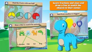 Dino 1st Grade Learning Games screenshot 1
