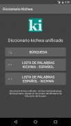Diccionario Kichwa Unificado screenshot 0
