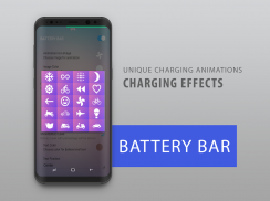 Battery Bar : Energy Bars on Status bar screenshot 2