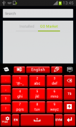 Красный рубин Keyboard Skin screenshot 6