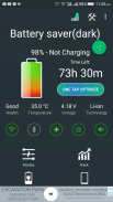 Battery saver(dark) screenshot 0