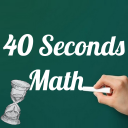 40 Seconds Math Icon