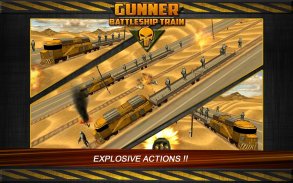 Gunner Battleship Train Free screenshot 1