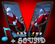 Père Noël Fond d'écran animé screenshot 0