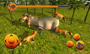 Simulador real de raposas 3d: jogo de clã screenshot 1