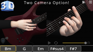 Kunci Gitar Dasar 3D - Basic Guitar Chords 3D screenshot 2
