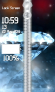 Diamond Zipper Lock Screen screenshot 3