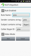 Mail To Skype Back screenshot 4