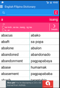 English Filipino Dictionary screenshot 2
