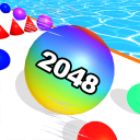 2048 Ball Rush! Numbers Merge Icon