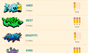 How to Draw Graffitis screenshot 1