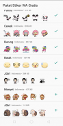 Pelekat Lucu WA screenshot 1