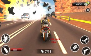 الطريق السريع حيلة دراجة نارية - سباق ألعاب VR screenshot 1