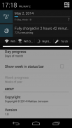 Date Status Bar screenshot 2