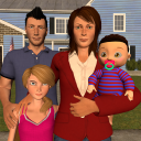 Happy Virtual Family Simulator Icon