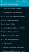 English Christian Song Book screenshot 2