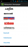 Malayalam Newspaper screenshot 1
