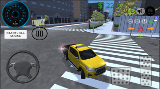 Revo Hilux Taxi City Simulator screenshot 7