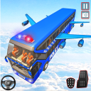 US Police Flying Prison Bus Criminal Transport 3D