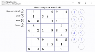 Web Sudoku screenshot 0