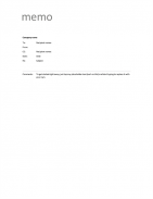 Memo Office Templates screenshot 6