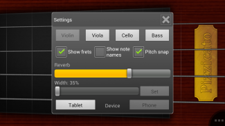 Violin screenshot 2