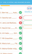 Test zur deutsch grammatik screenshot 3