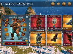 Olympus Rising: defesa heroica jogo de estratégia screenshot 13
